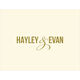 Bold Names with Ampersand Folded Note Cards - Raised Ink Image 3 of 3